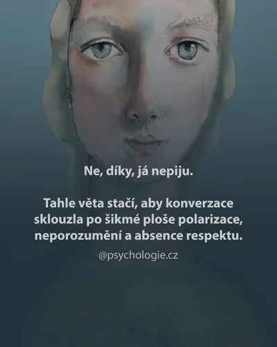 Ne, díky, já nepiju