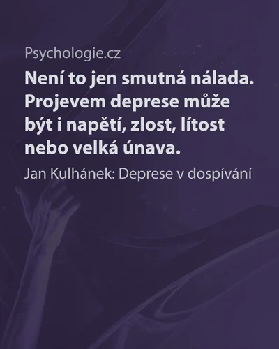 Deprese v dospívání