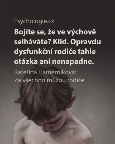 Za všechno můžou rodiče