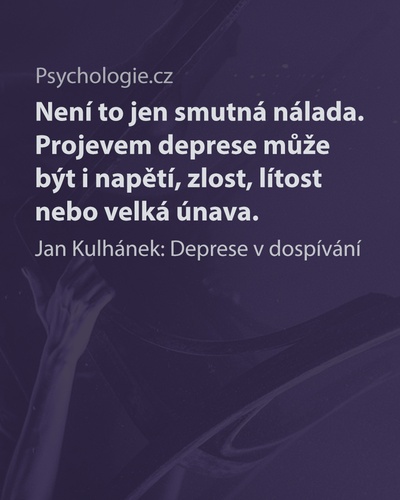 Deprese v dospívání