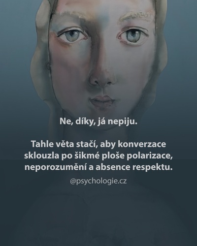 Ne, díky, já nepiju