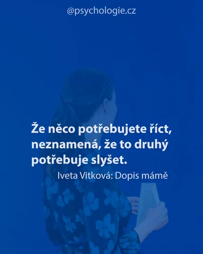 Dopis mámě