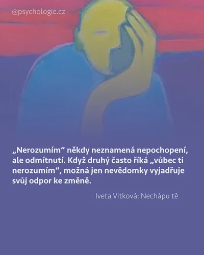 Nechápu tě