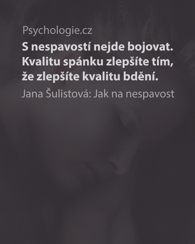 Jak na nespavost