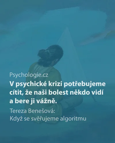 Když se svěřujeme algoritmu