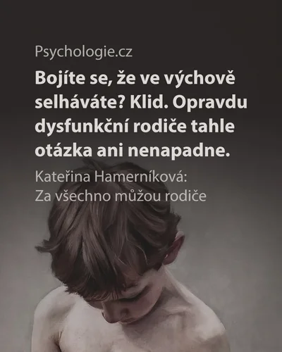 Za všechno můžou rodiče