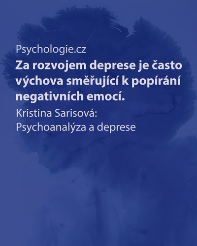 Psychoanalýza a deprese