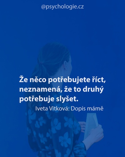 Dopis mámě