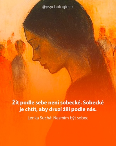 Nesmím být sobec