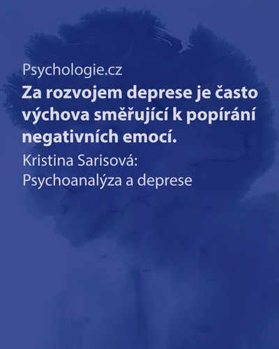 Psychoanalýza a deprese