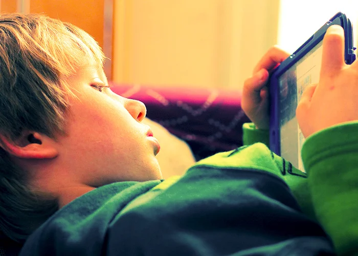 Děti na tabletech